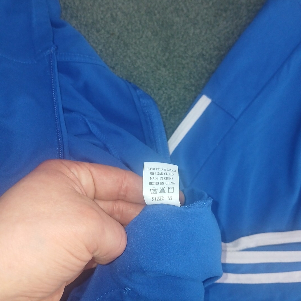 Blue Women's Two-Piece Track Jacket & Pants Set - Picture 9 of 9